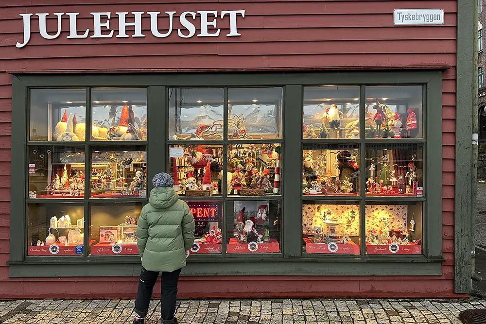 Julehuset, the Christmas shop in Bryggen