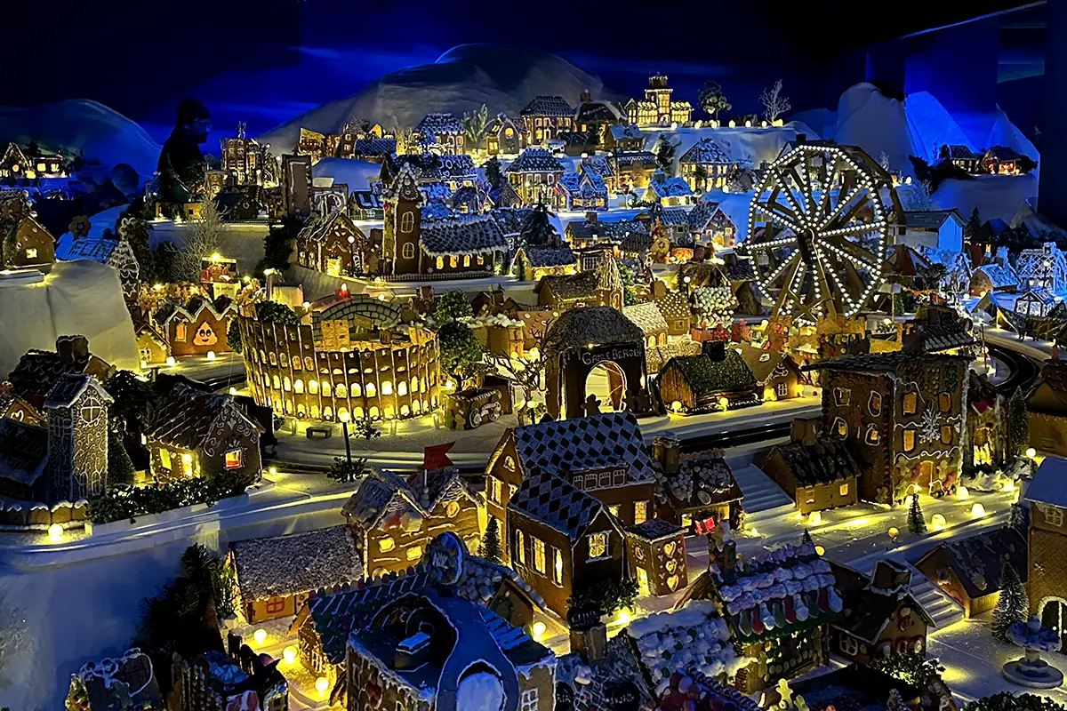 The biggest in the world Gingerbread City.