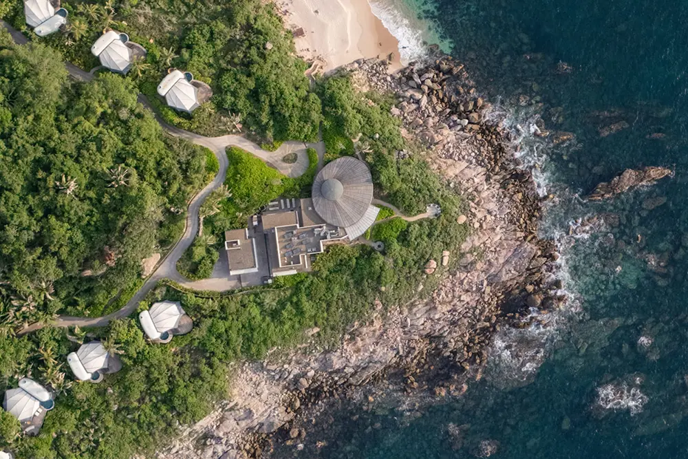 Aerial view 1 of the resort